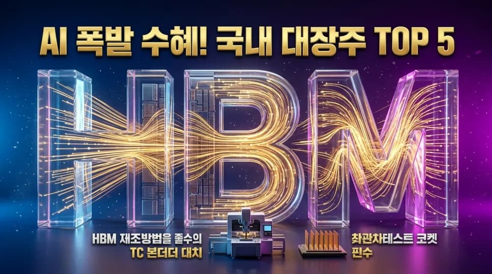 2026년 AI 반도체 대장주 TOP 5: HBM·NPU 핵심 기업 분석