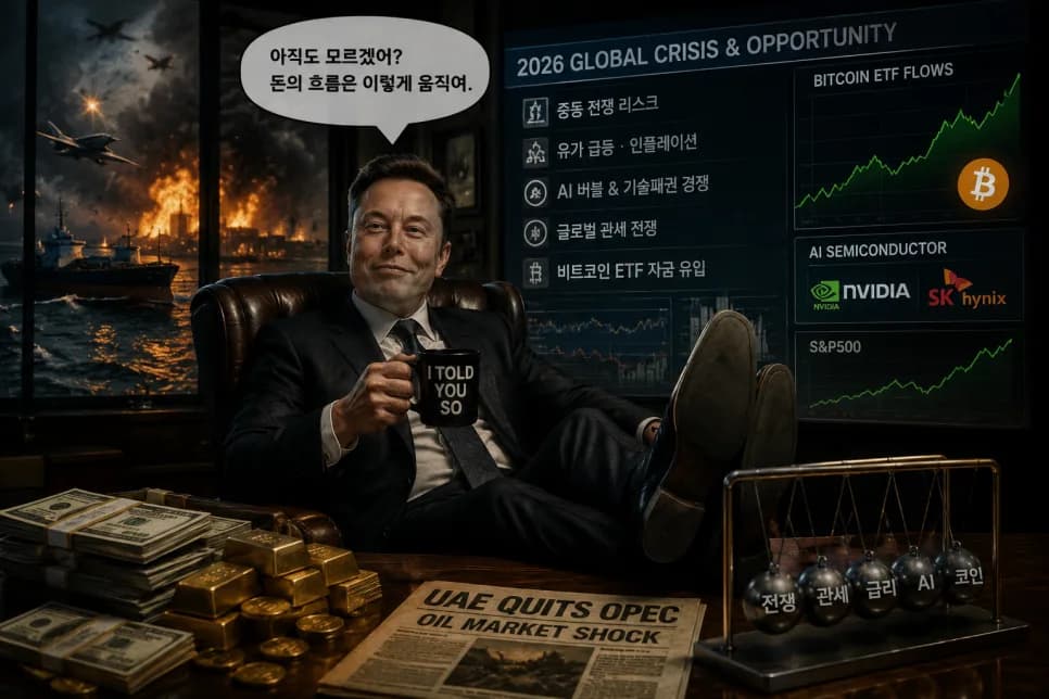 2026년 세계 경제 위기 신호? 부자들의 투자 전략은?