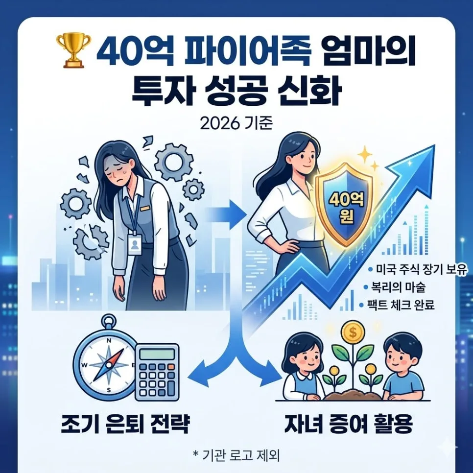 40억 파이어족 엄마, 미국 주식 8224% 수익률 비결 2026년 총정리