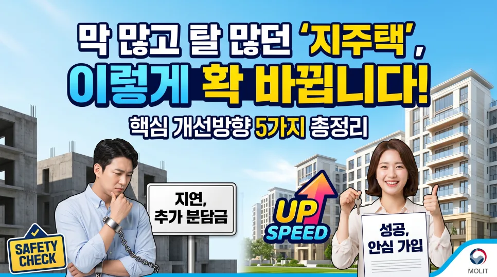 2026년 지주택, 5가지 핵심 변화로 투명성 UP!