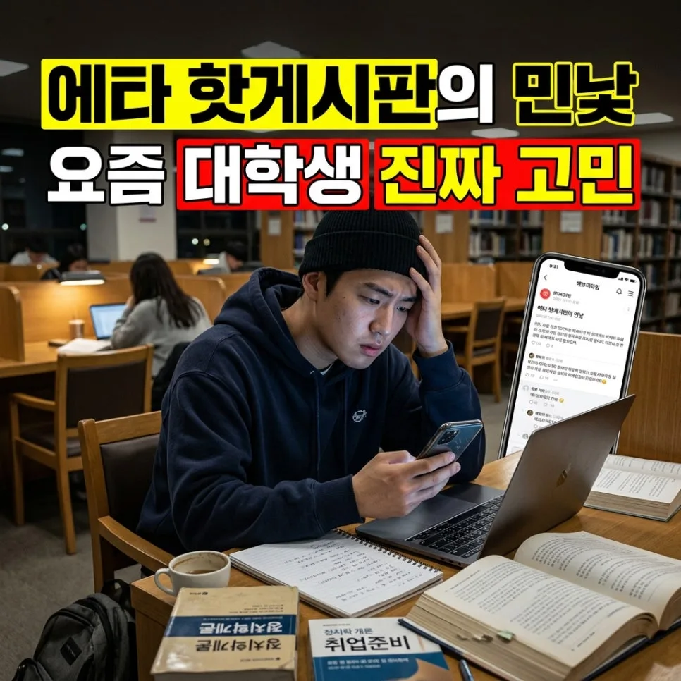 요즘 대학생 고민 2026: 에타 핫게 고민 총정리