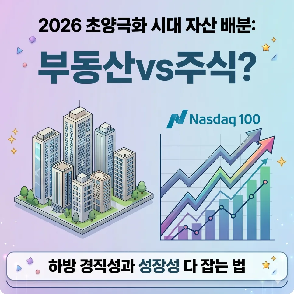 2026년 부동산 vs 주식: 강남 아파트와 나스닥 비교 분석