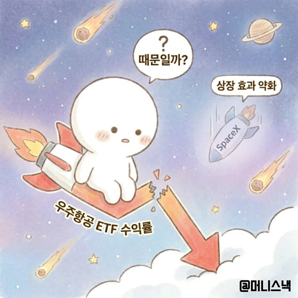 우주항공 ETF, 스페이스X 상장 기대감 하락 원인과 전망 2026