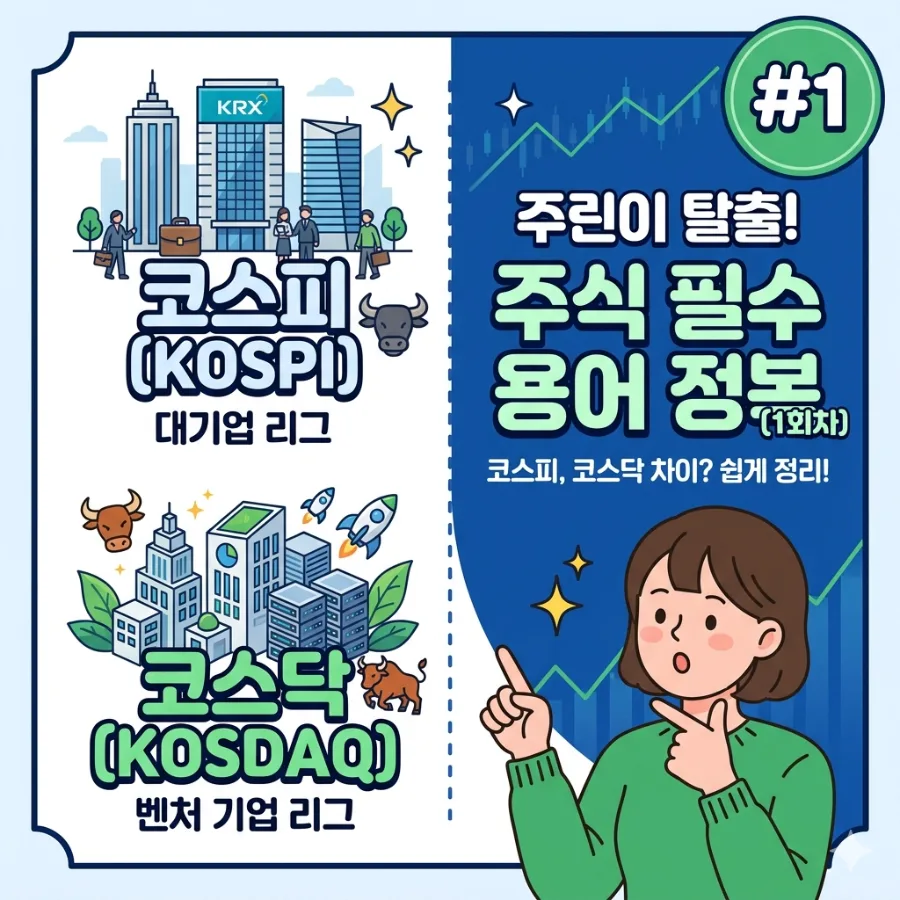 코스피 코스닥 뜻 2026: 주식 초보를 위한 용어 완벽 정리