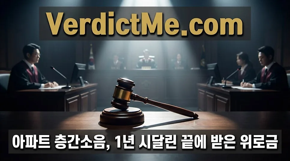아파트 층간소음 1년, 위로금 1500만원 받은 후기 (2026년 최신)