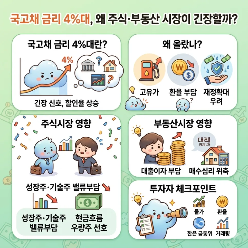 국고채 금리 4%대 진입, 투자 전략은? 2026년 핵심 분석