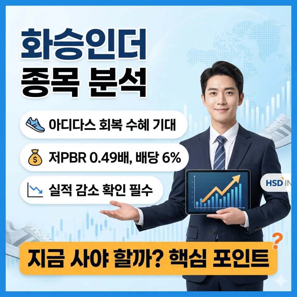 화승인더 주가 전망: 아디다스 회복 기대감과 실적 분석 2026