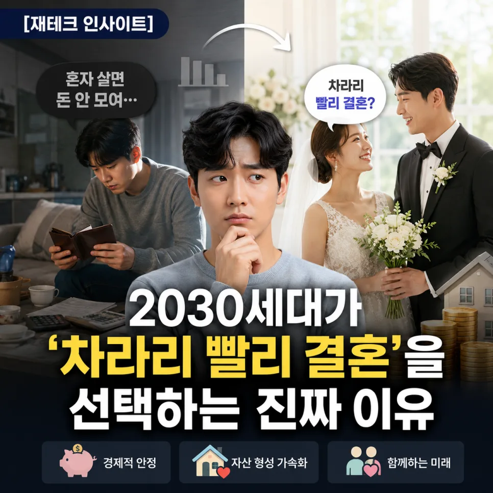 2030 조기 결혼, 2026년 최고의 자산 방어 전략은?