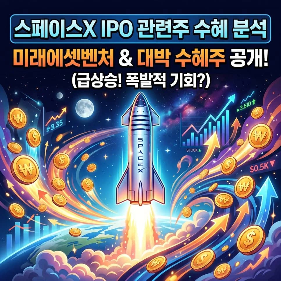 미래에셋벤처투자, 스페이스X IPO 수혜 가능성은? (2026년 전망)