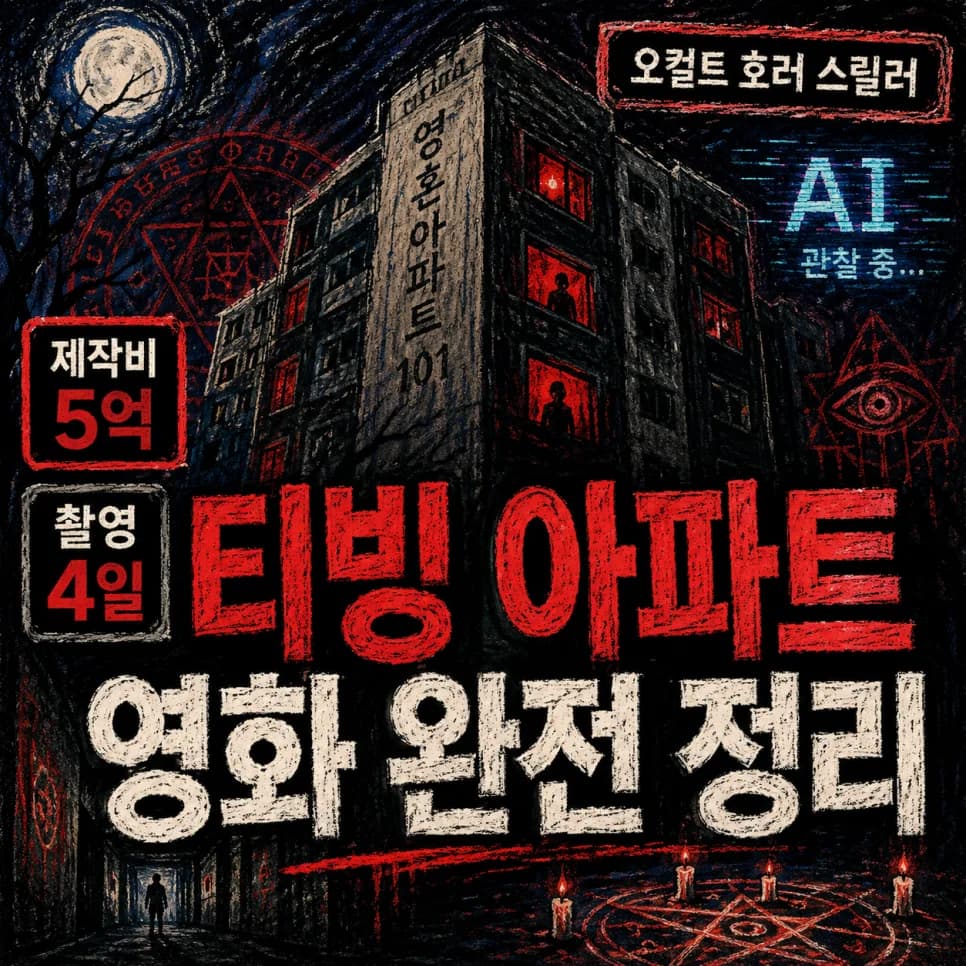 티빙 아파트 영화, AI 하이브리드 공포의 모든 것 2026