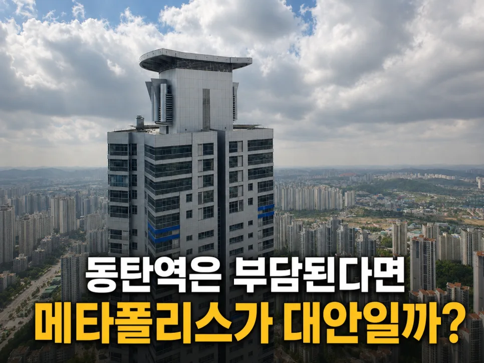 동탄 메타폴리스, 넓은 평형 대안 될까? 2026년 시세 분석
