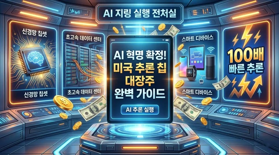 AI 추론 칩 대장주 2026: 브로드컴, 마벨, ARM 등 5곳 분석