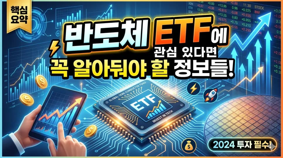 2026년 반도체 ETF 투자 가이드: 인기 요인부터 주의점까지