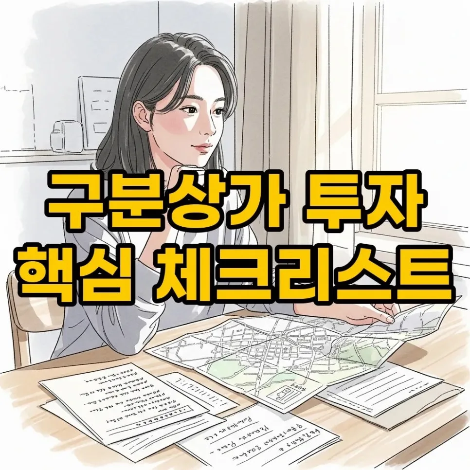 구분상가 투자 핵심 분석 2026: 통상가와 차이점 및 주의점