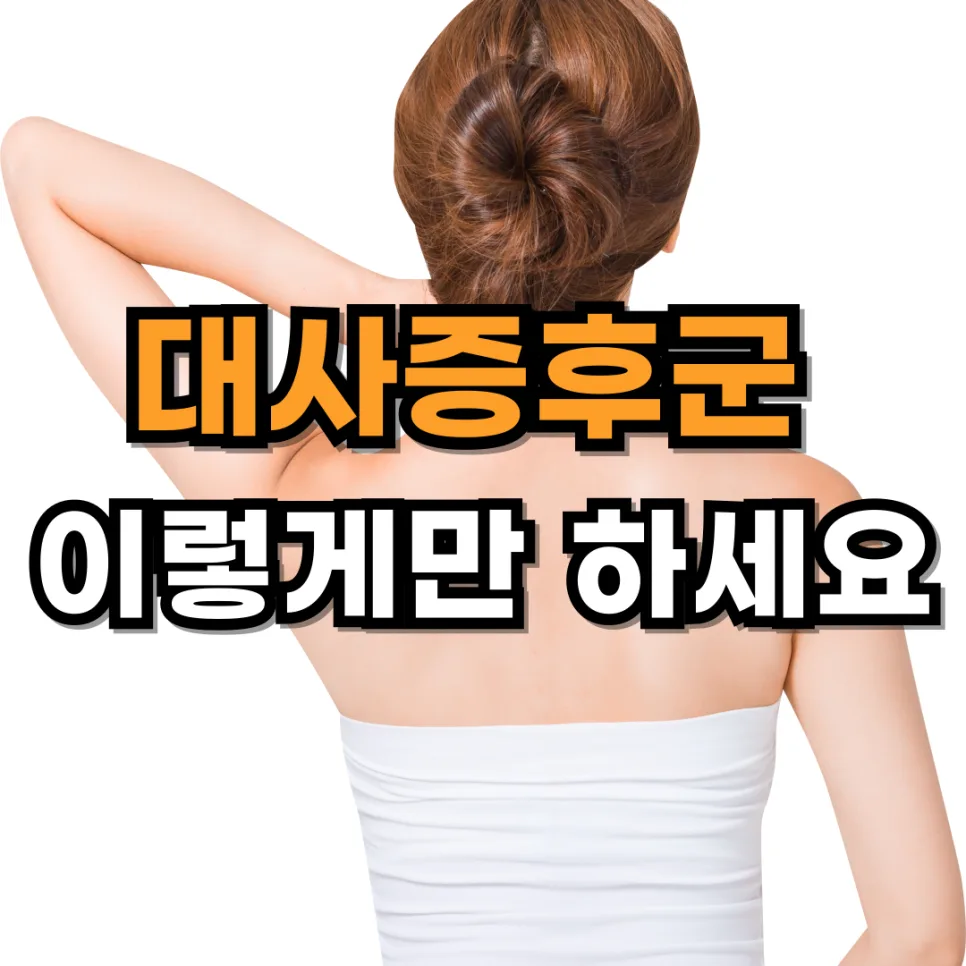 대사증후군 기준과 관리법 2026: 5가지 핵심 체크리스트