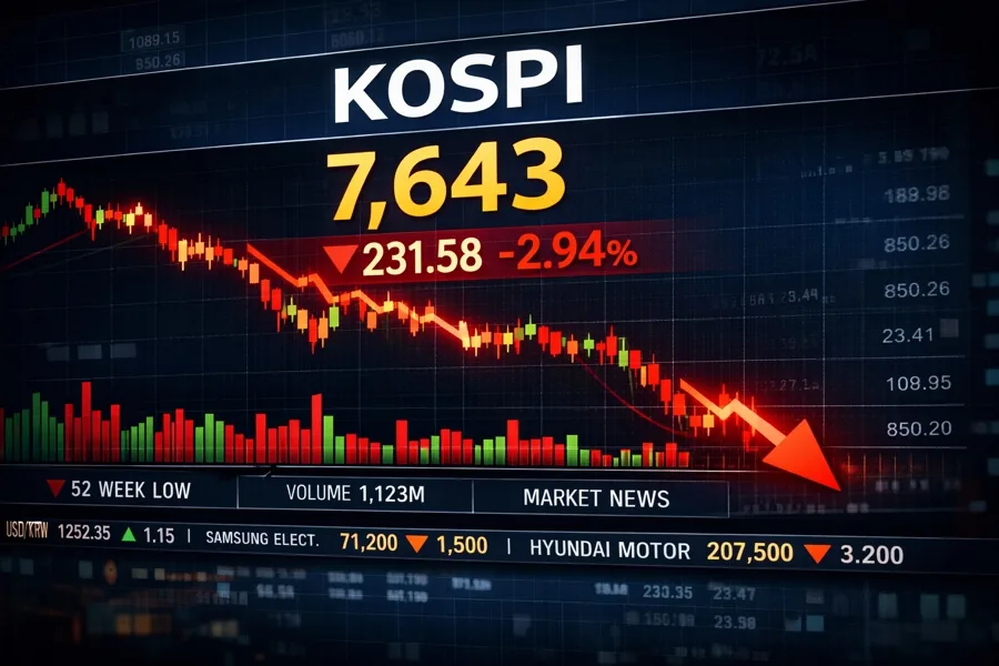 코스피 8000선 돌파 실패? 2026년 급락장 생존 투자 전략