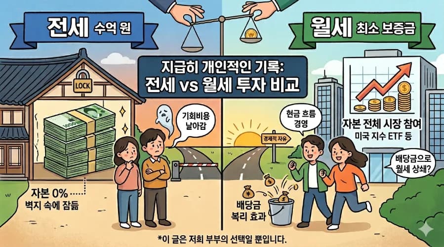 월세 vs 전세 2026: 부부 공무원의 현금 흐름 극대화 전략