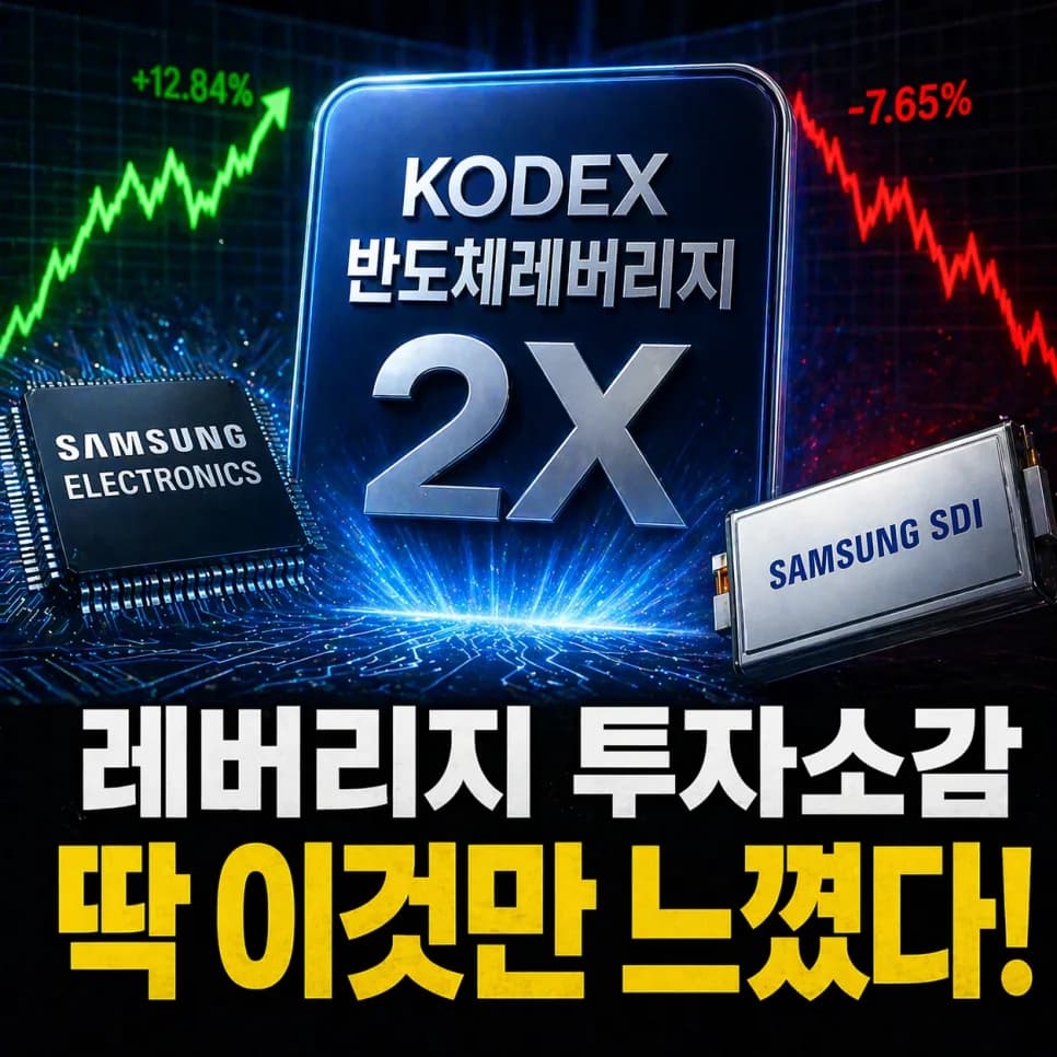 KODEX 반도체레버리지, 초보 투자자가 느낀 변동성 공포 2026
