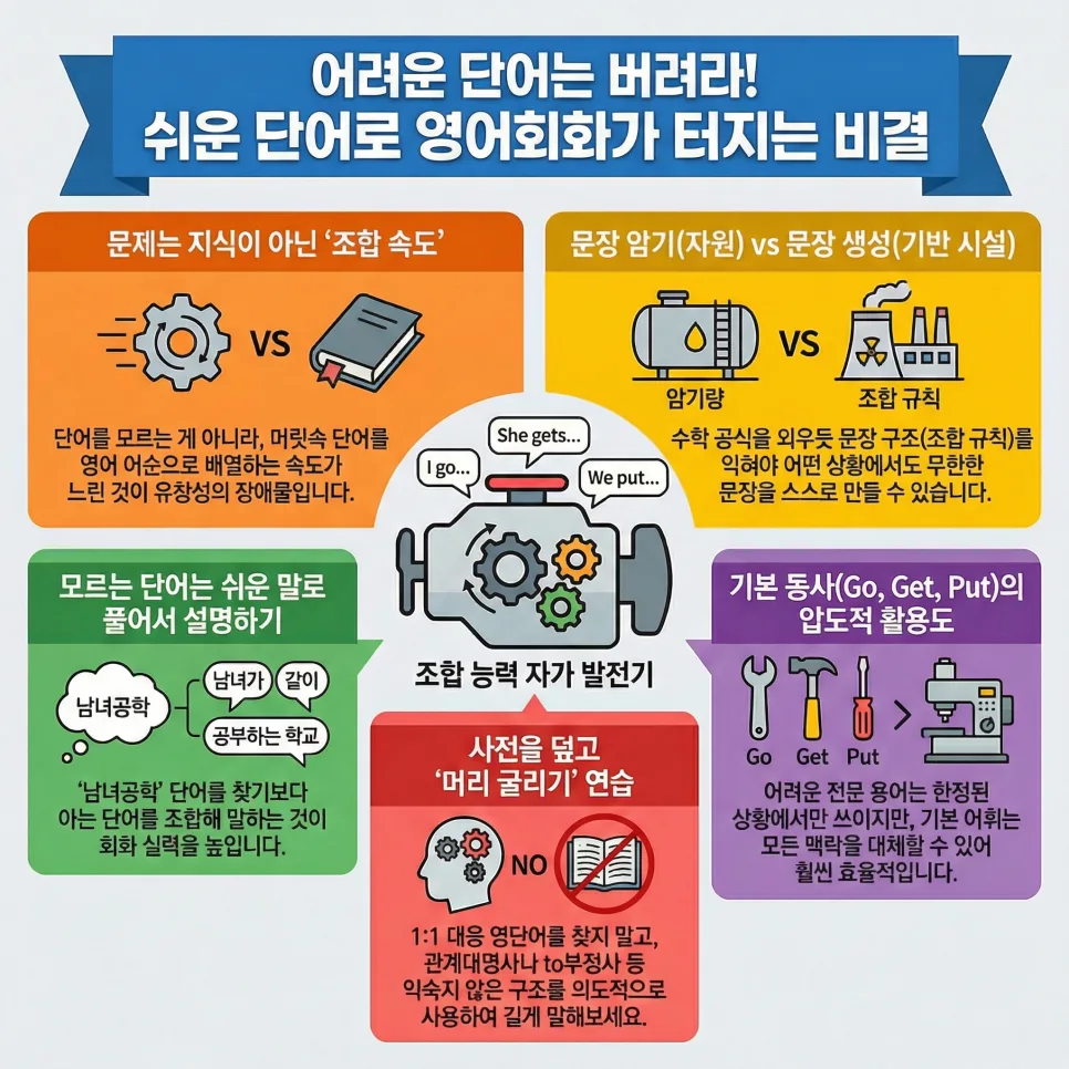 영어 회화, 쉬운 단어로 유창해지는 비결 2026