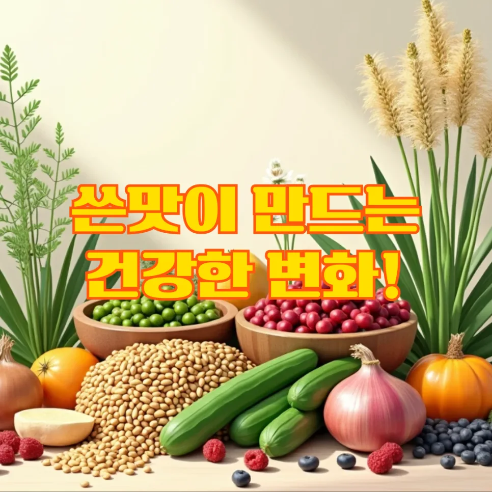 쓴 채소 효능 2026: 혈당·체중 조절 비밀 파헤치기