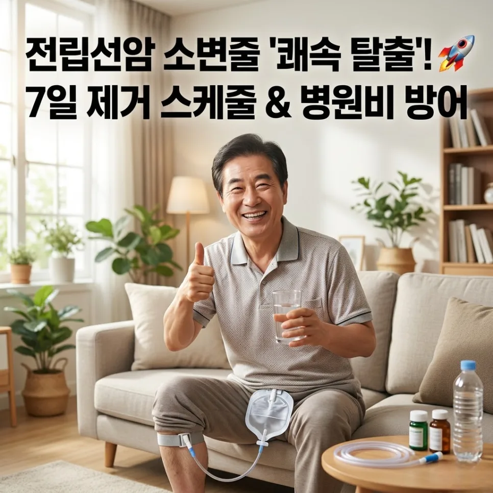 전립선암 수술 후 소변줄 제거 시기 및 관리법 2026