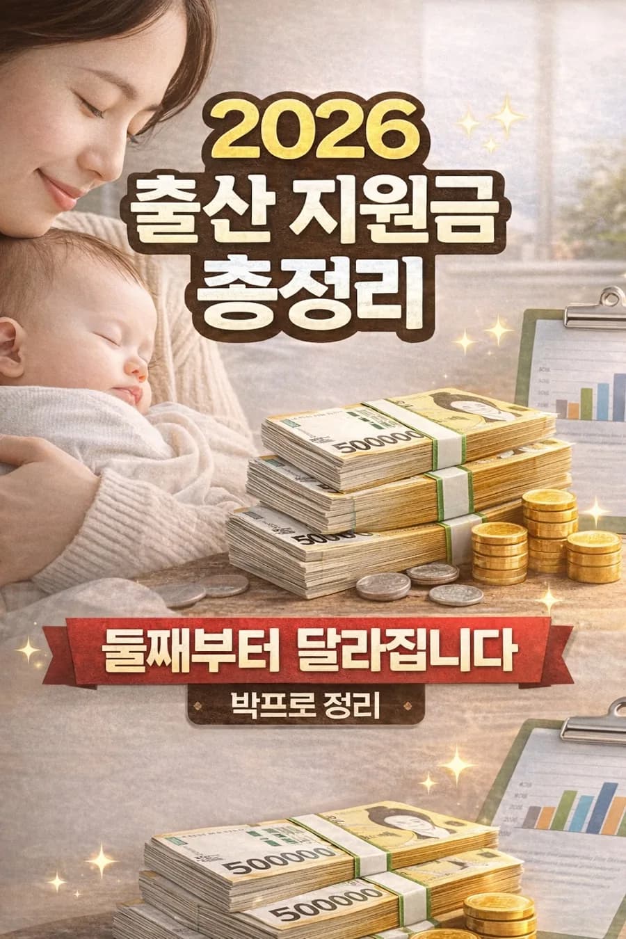 2026년 둘째 출산 혜택, 놓치면 후회할 지원금 총정리