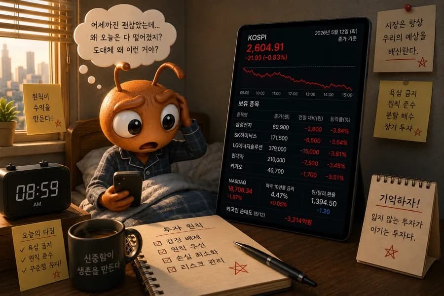 미국 반도체 하락 시 삼성전자도 빠지는 이유 (2026년 AI 분석)