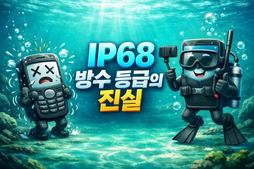 스마트폰 IP68 방수, 2026년엔 물에 빠뜨려도 괜찮을까? 핵심 정리
