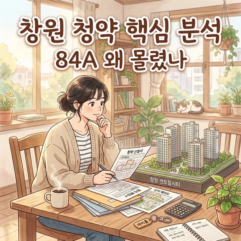 창원 메트로시티 1순위 경쟁률 14대1 돌파, 84A 인기 비결은? (2026)
