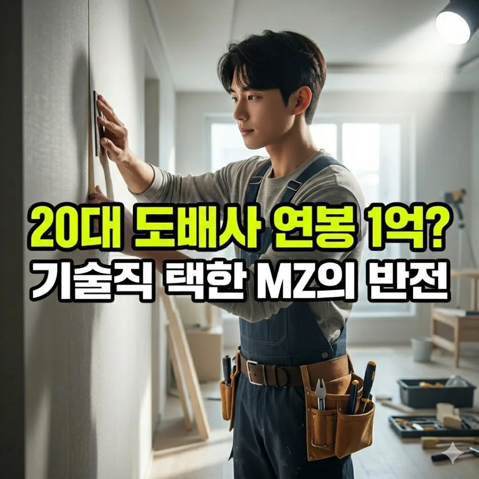 2026년 건설 현장, 2030 청년들이 '고소득 기술직'으로 몰리는 이유