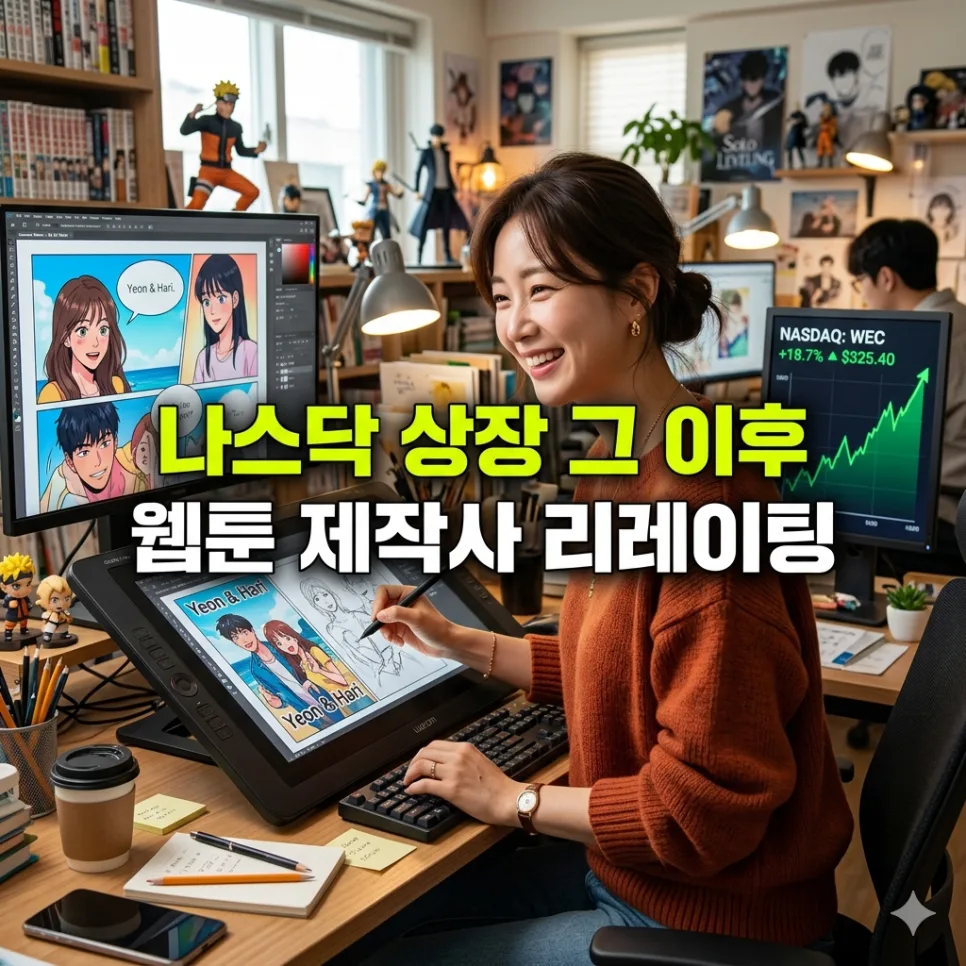 K-웹툰, 나스닥 상장 후 2026년 글로벌 IP 제국 건설 전망