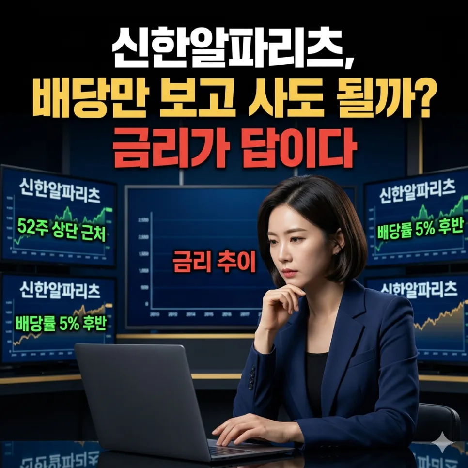 신한알파리츠 주가 전망: 금리 vs 배당, 2026년 투자 전략은?