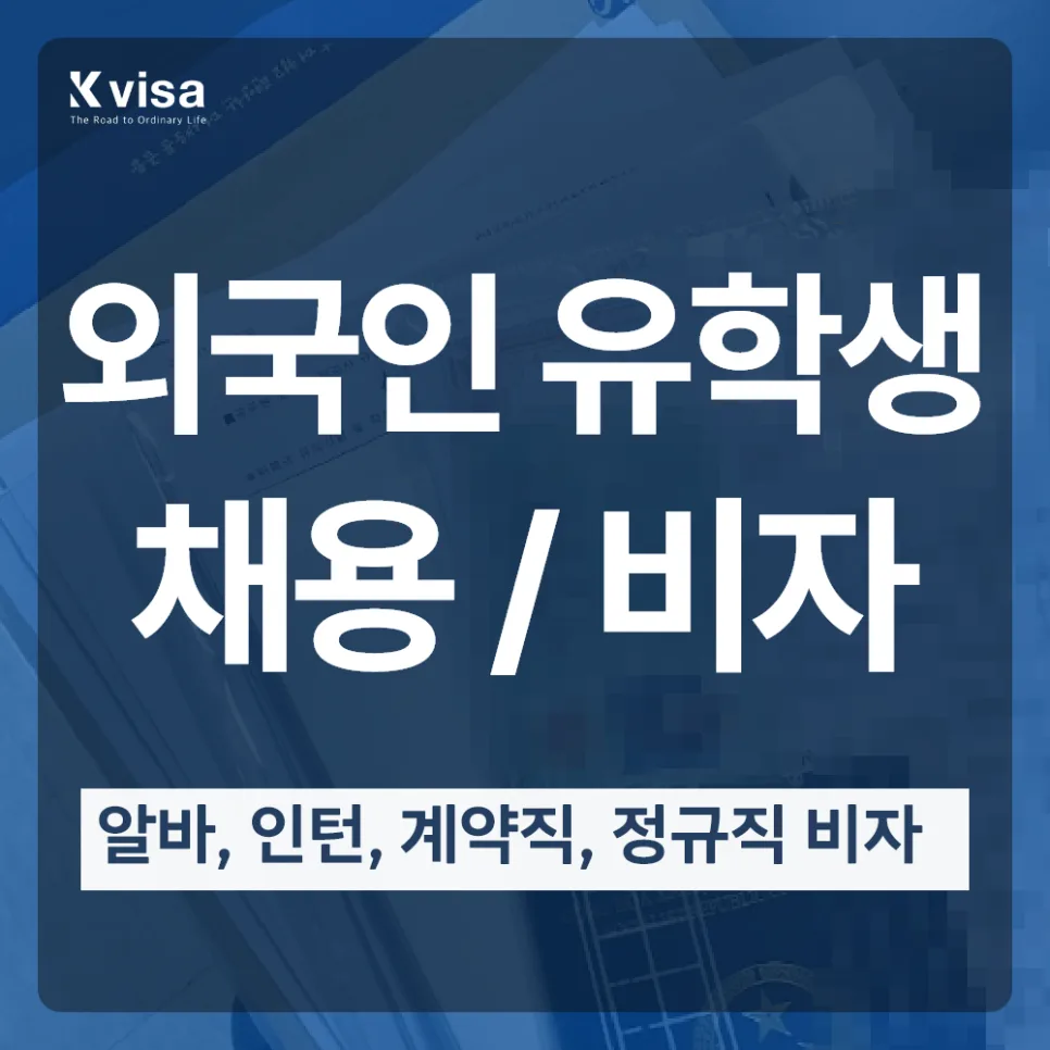 외국인 유학생 채용 비자 종류별 해결법 2026