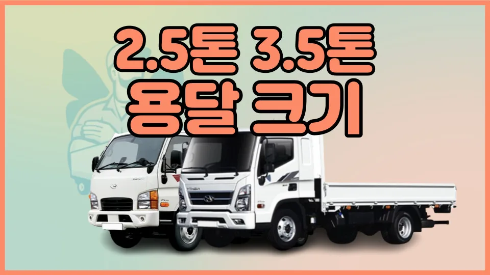 3.5톤 화물차 용달 비용, 2026년 최저가 견적 비교