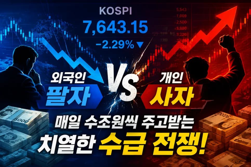 코스피 외국인 매도, 개인 매수 2026년 전망과 투자 전략