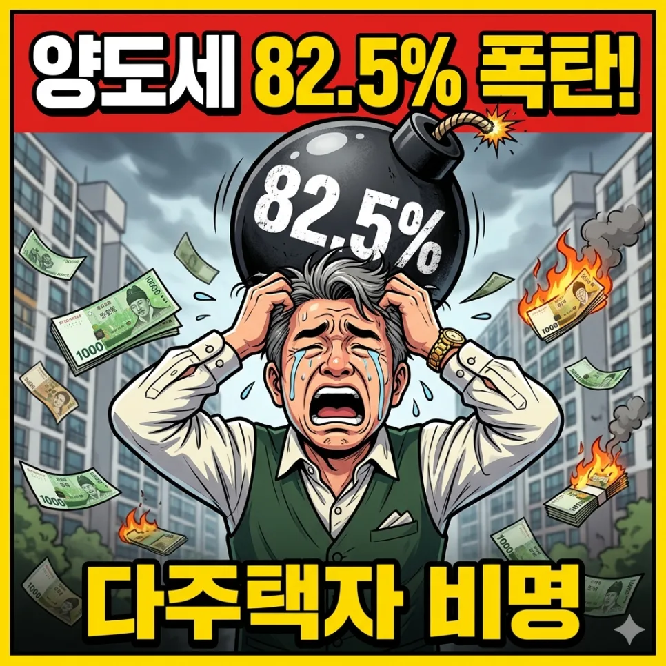 2026년 양도세 중과 부활: 다주택자 세금 폭탄 피하는 법