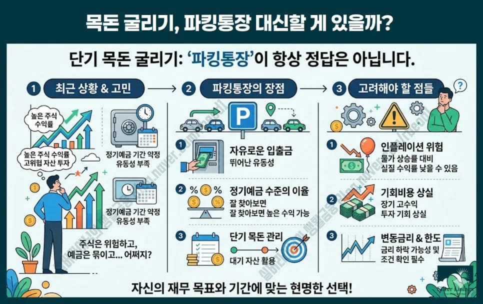2026년 목돈 굴리기, 파킹통장 대신 단기채권 ETF 활용법