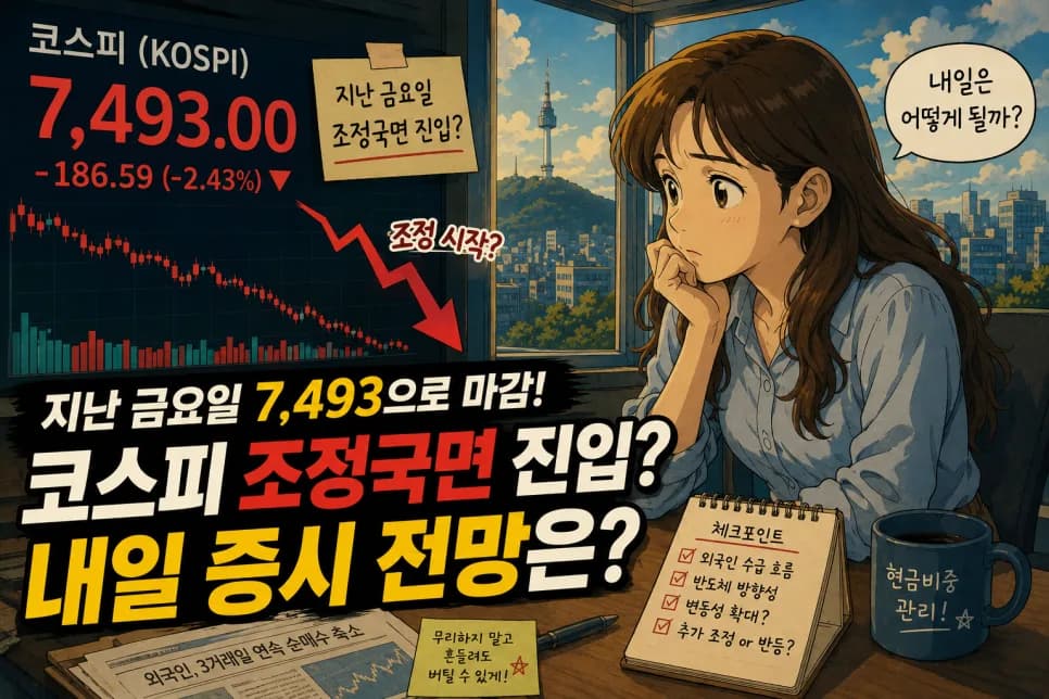 코스피 2026년 전망: 금요일 조정 후 반등 가능성은?