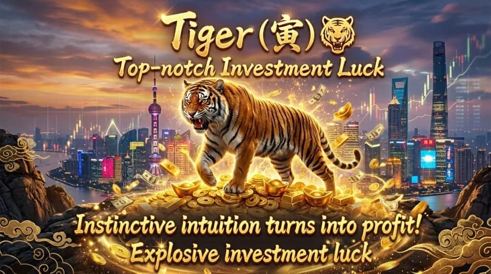 2026년 5월 15일, 로또급 재물운 터지는 띠 TOP 3 (범띠, 개띠, 양띠) 🍀