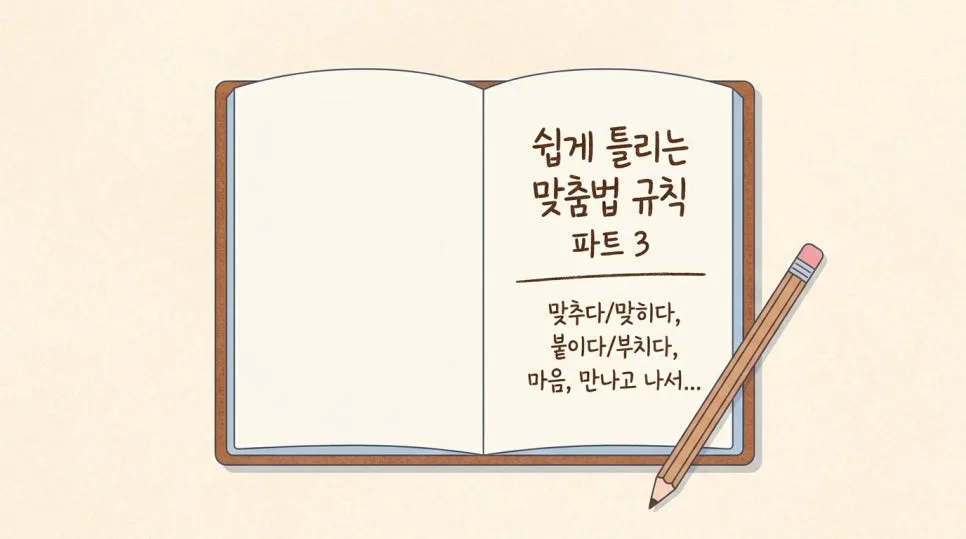 헷갈리는 맞춤법 완전 정복: 2026년 시험 대비 핵심 정리