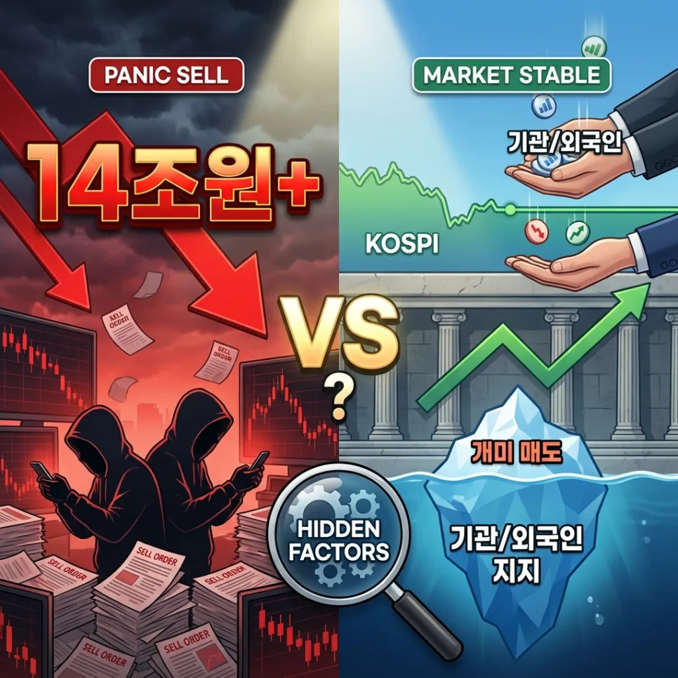 개인 14조 매도에도 시장이 안 무너진 이유 2026년 분석