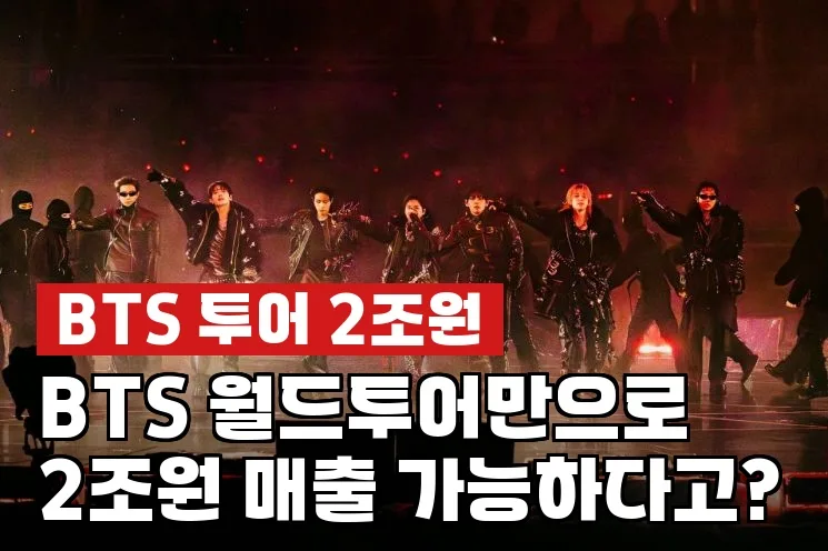 BTS 월드투어 2026년 매출 2조원 전망과 하이브 주가 영향 분석
