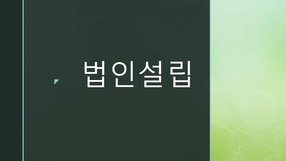 1인 법인 설립, 자본금 100만원으로 시작하는 법 2026