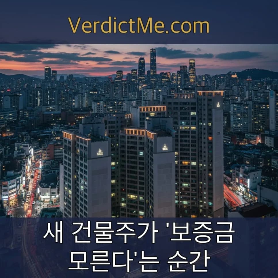 새 건물주 보증금 미반환 2026년 판례: 세입자 보호받는 법