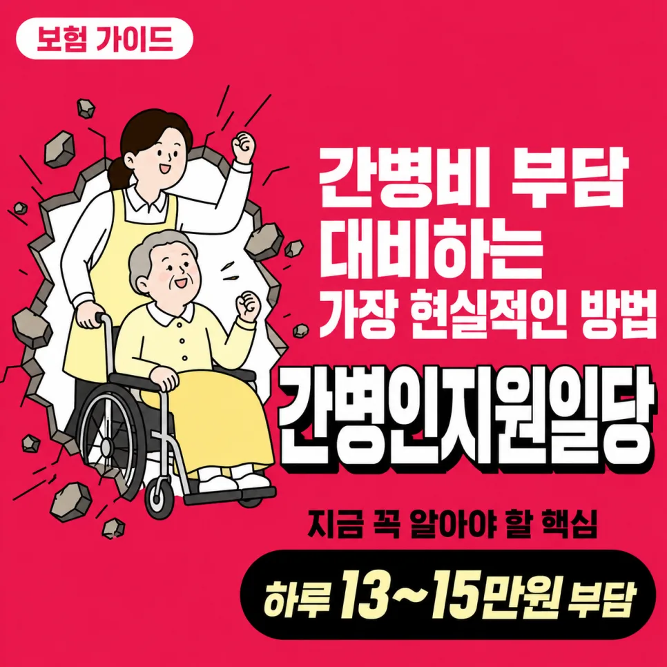 간병인 직접 고용 대신 지원보험 활용법 2026