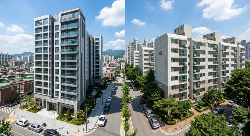 신축 vs 구축 아파트, 2026년 실거주 장단점 비교 및 선택 가이드