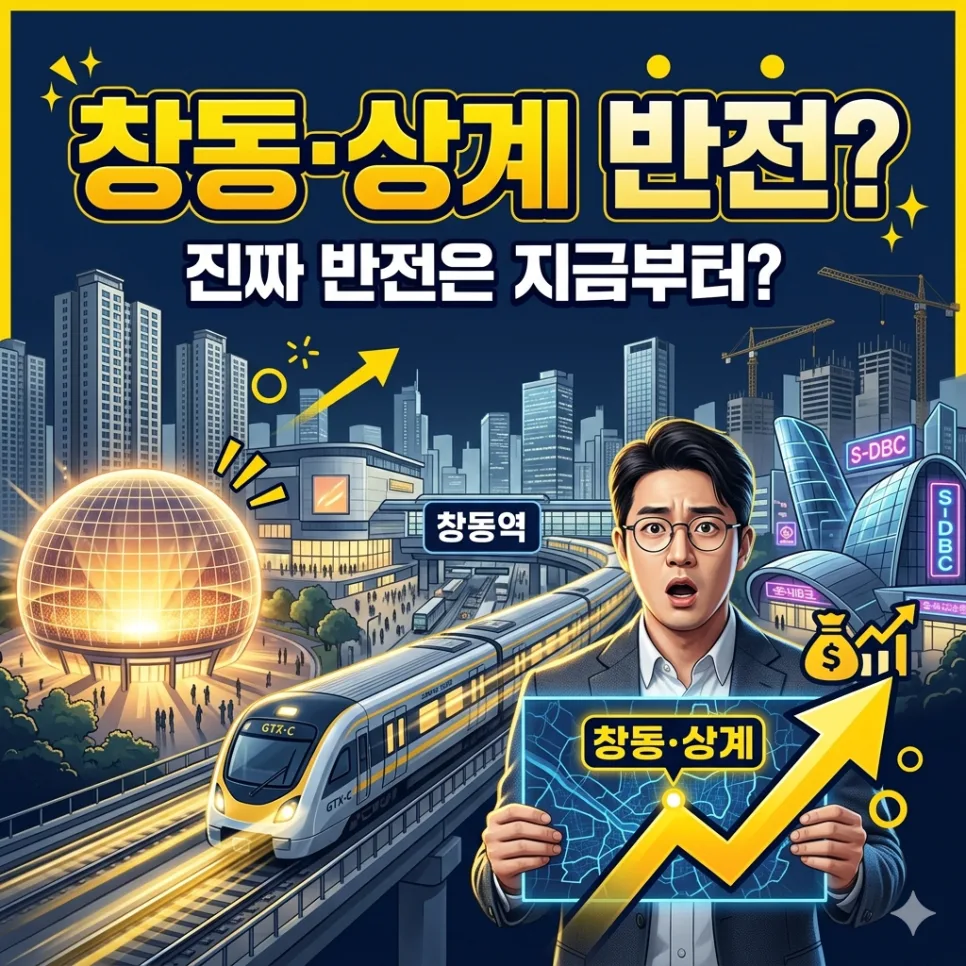 창동 상계 개발 2026: 동북권 부동산 재조명 이유 5가지