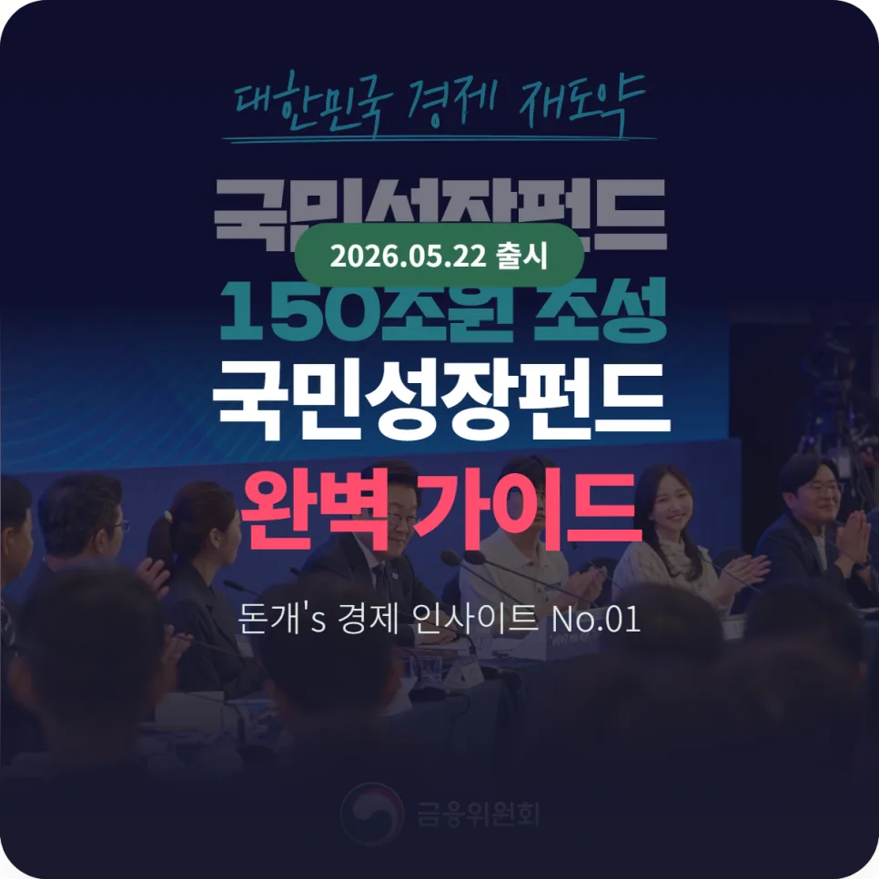 국민성장펀드 2026년 5월 출시! 40% 소득공제 혜택 총정리