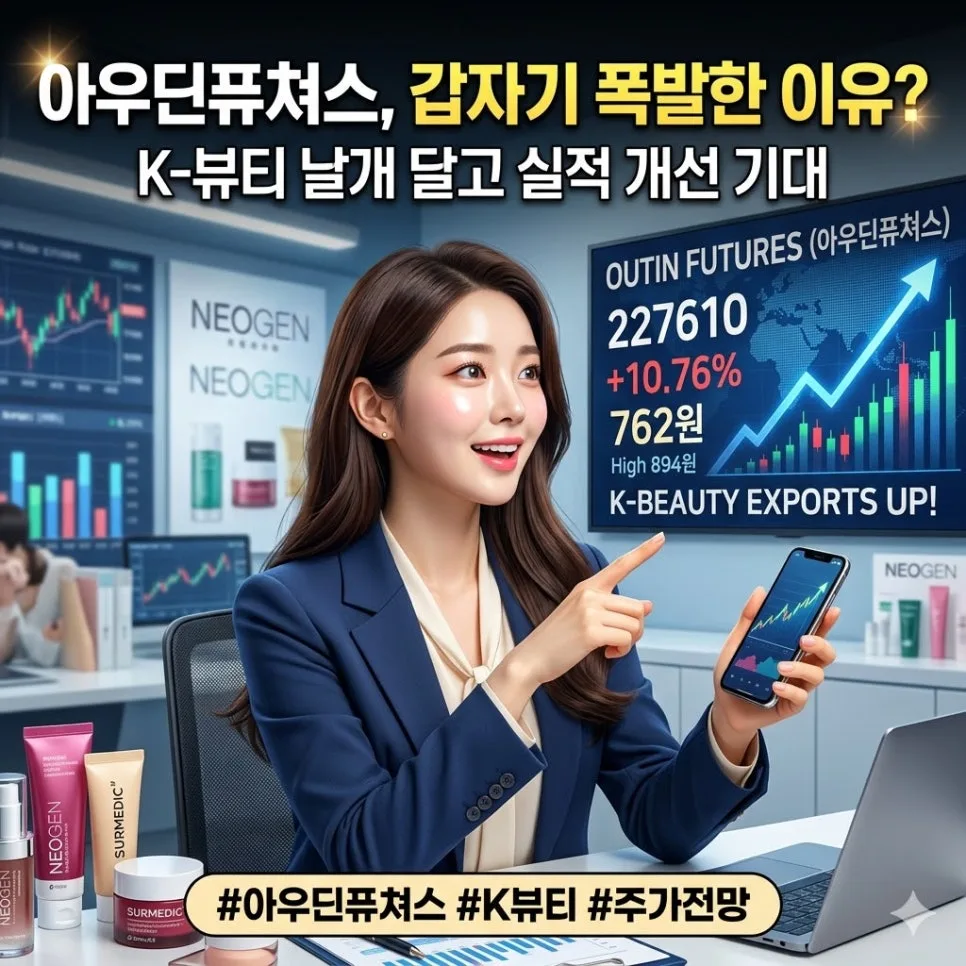 아우딘퓨쳐스 주가 전망: K-뷰티 호재와 실적 개선 가능성 2026