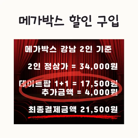 메가박스 2인 영화 21,500원으로 즐기는 법 (2026년 최신 할인 정보)